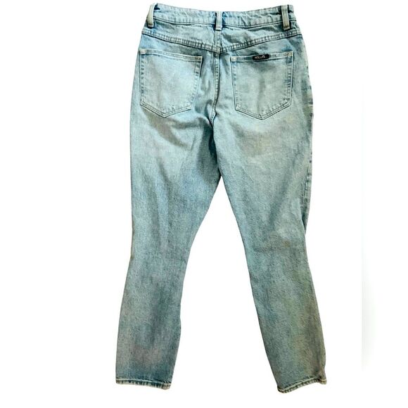Rolla's Miller Slim Mid-High Rise Jeans Size 27 Distressed Denim - Picture 5 of 9